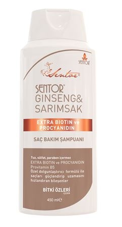 Sentor Ginseng & Sarımsak Şampuan